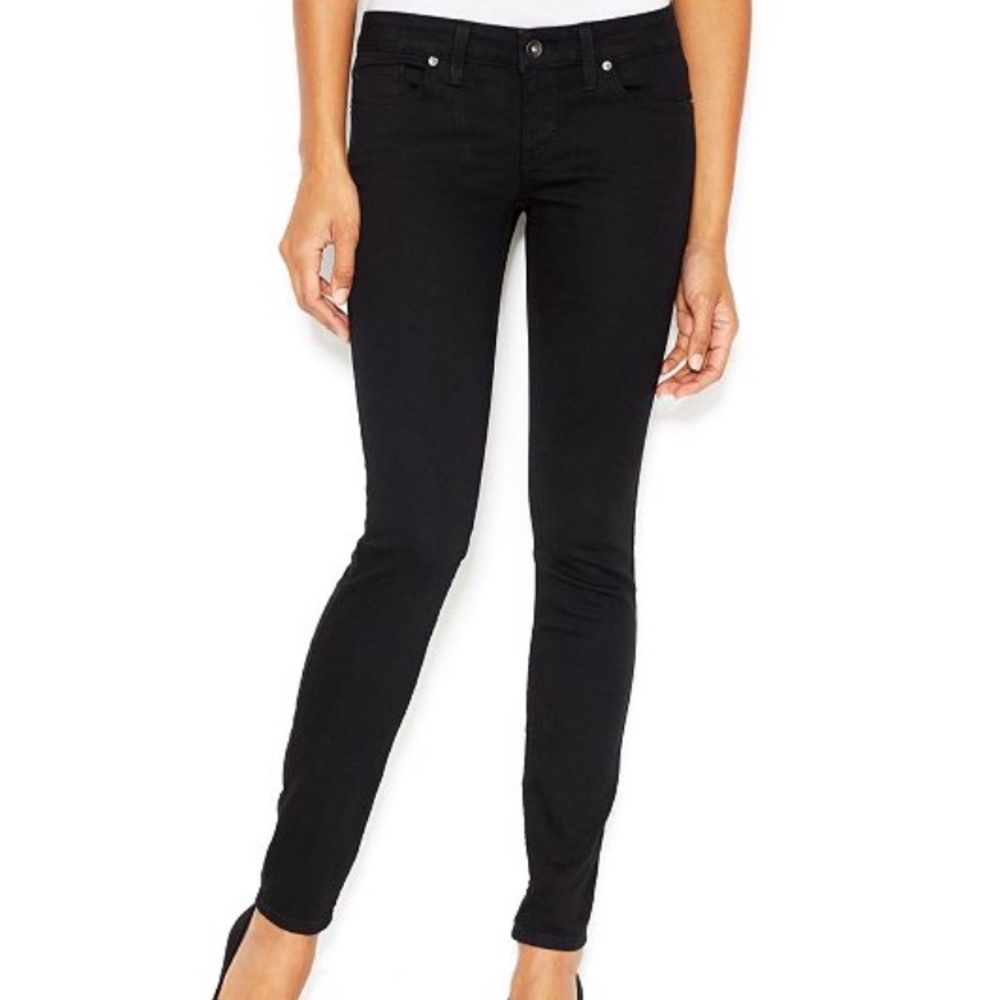 Guess Power Skinny Black Wash Jeans. Size 24.